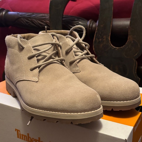 Timberland Men's Light Tan Chukka Boots - Picture 1 of 5